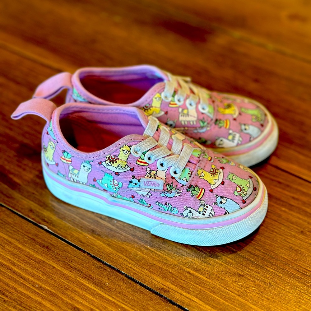 Vans Toddler Alpaca Llama Slip Ons